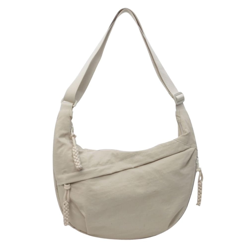 Designer Direct Sales Women's Fashion Plain Color Nylon Crossbody Hobo Bag