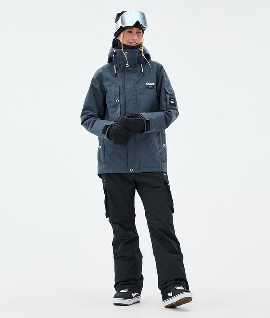 Snowboard Jacket Women Metal Blue