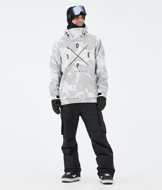 Snowboard Jacket Men 2X-Up Grey Camo