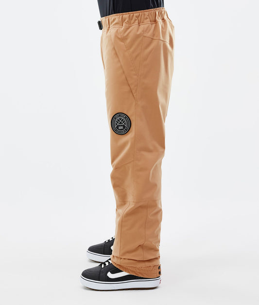Snowboard Pants Men Khaki Yellow