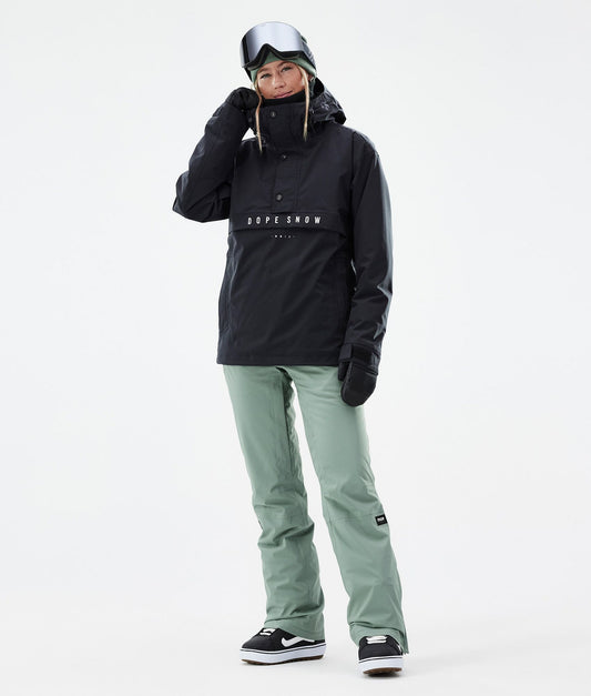 Snowboard Pants Women Faded Green