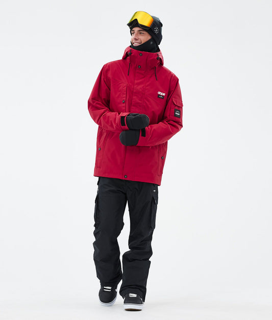 Snowboard Jacket Men Deep Red