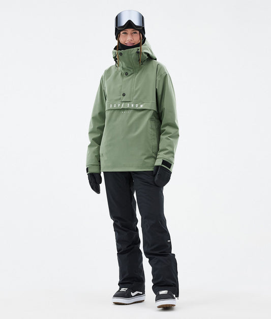 Snowboard Jacket Women Moss Green