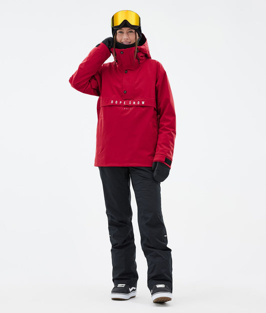 Snowboard Jacket Women Deep Red