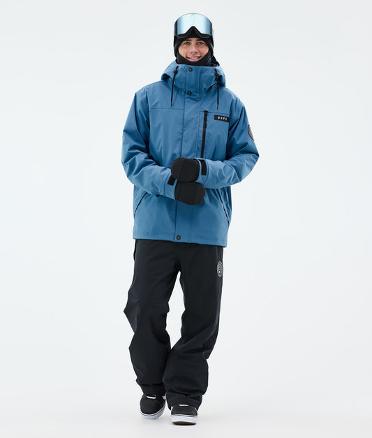 Snowboard Jacket Men Blue Steel