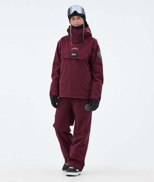 Snowboard Pants Women Burgundy