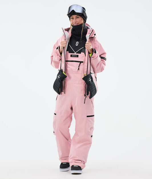 Snowboard Pants Women Soft Pink