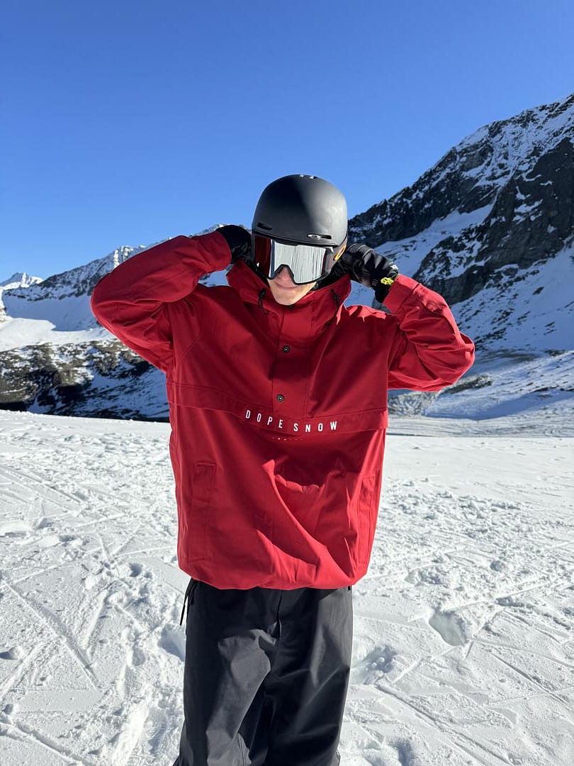 Snowboard Jacket Men Deep Red