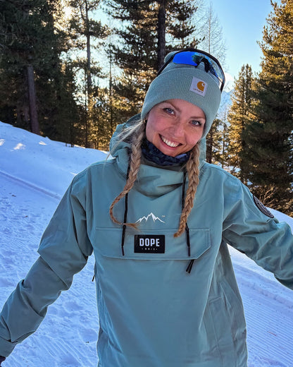 Snowboard Jacket Women Faded Green