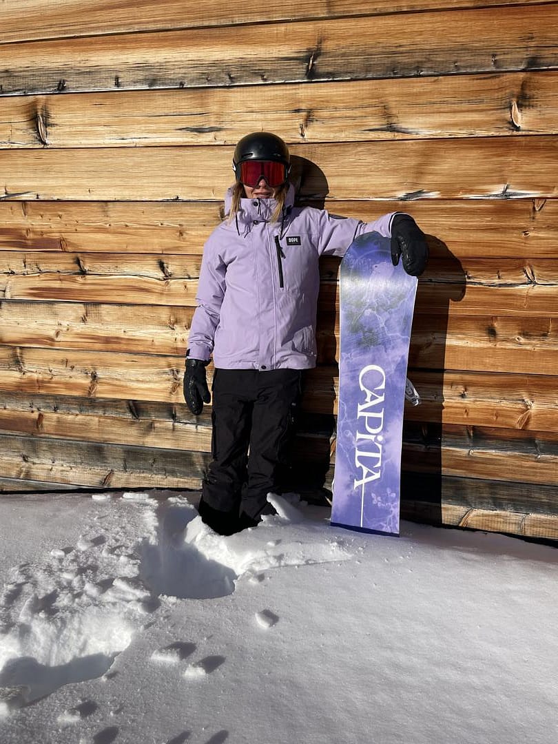 Snowboard Jacket Women Faded Violet