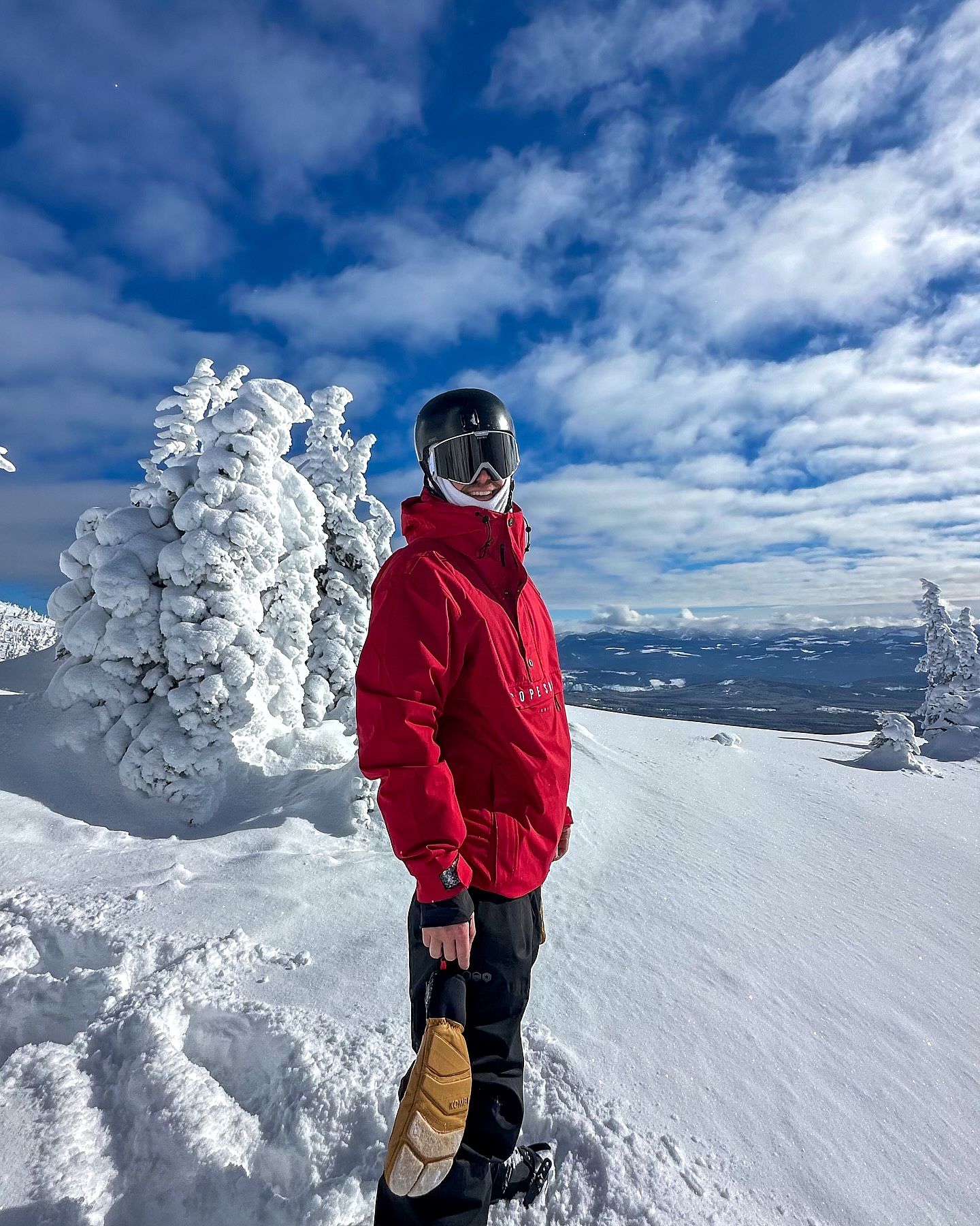 Snowboard Jacket Men Deep Red