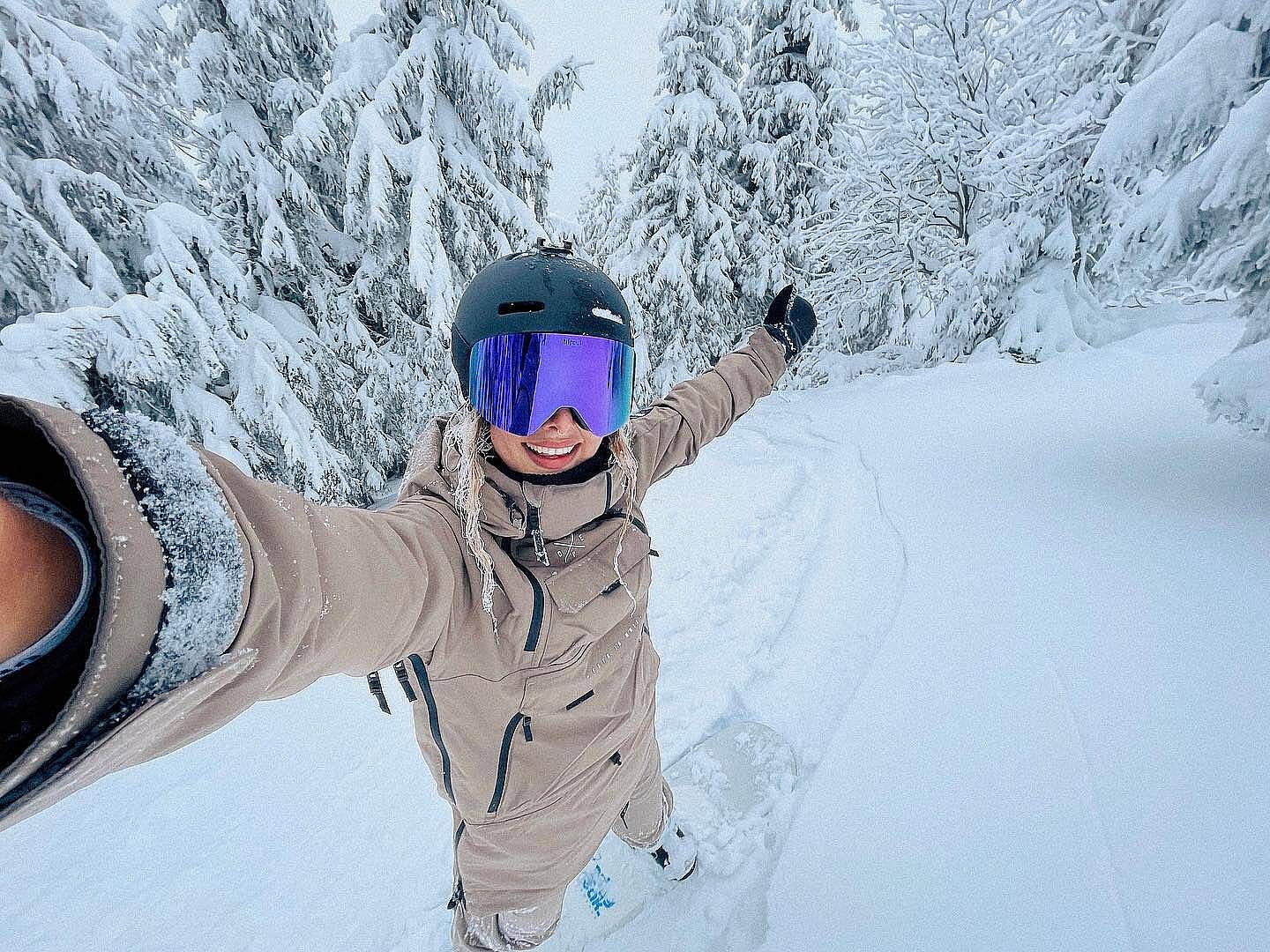 Snowboard Jacket Women Walnut
