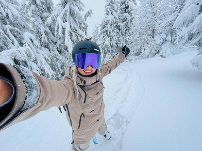 Snowboard Jacket Women Walnut