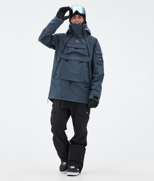 Snowboard Jacket Men Metal Blue