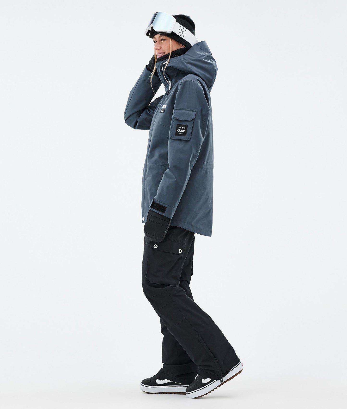 Snowboard Jacket Women Metal Blue