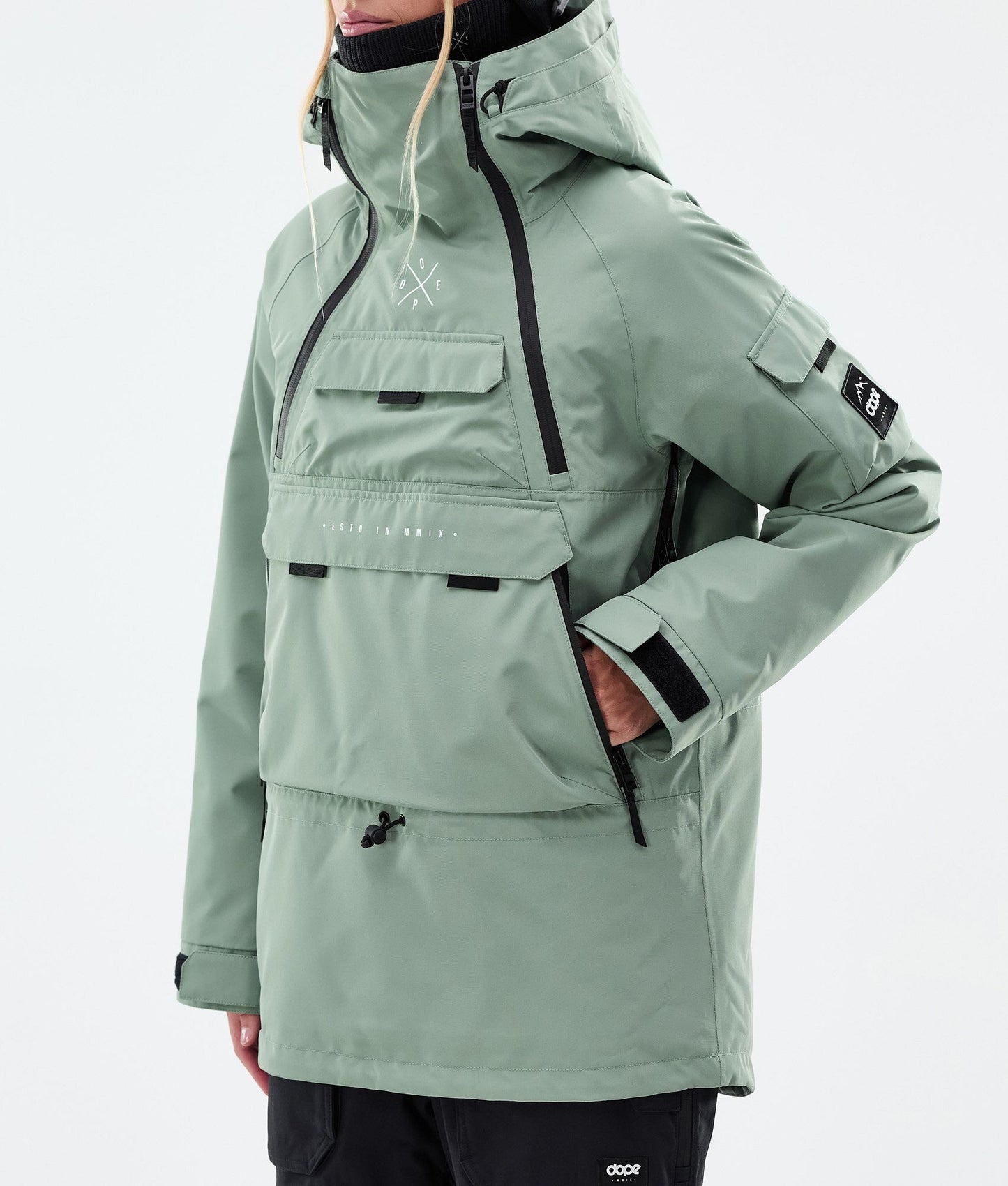 Snowboard Jacket Women Faded Green