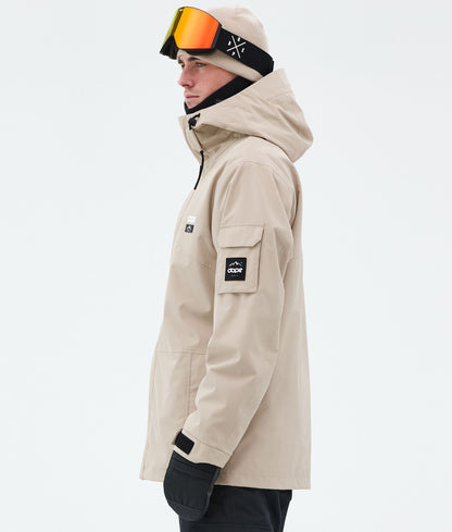 Snowboard Jacket Men Sand