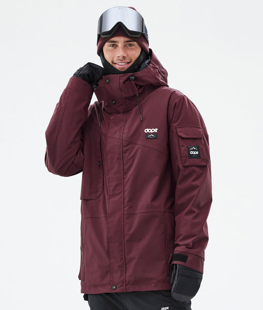 Snowboard Jacket Men Don Burgundy
