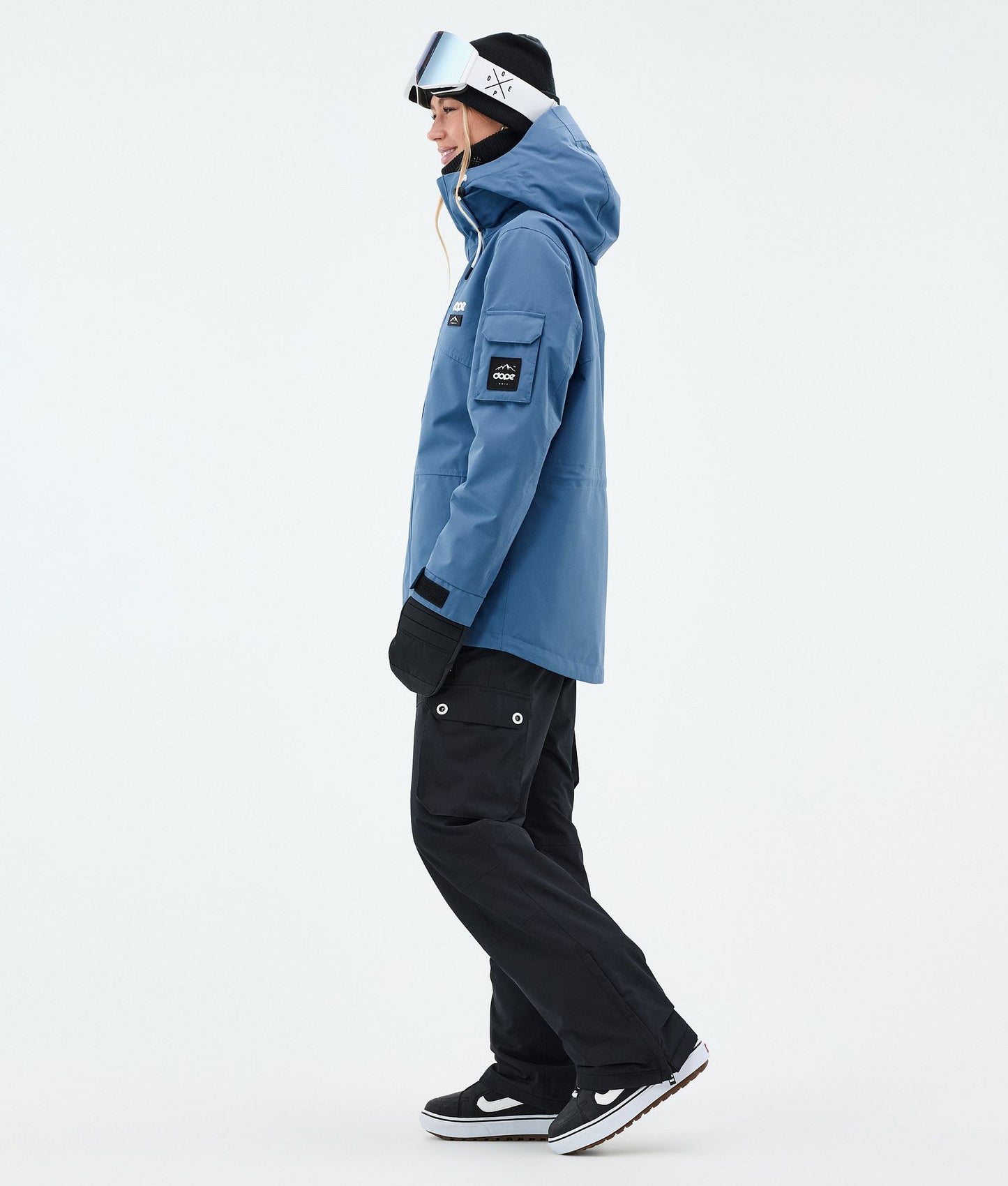 Snowboard Jacket Women Blue Steel