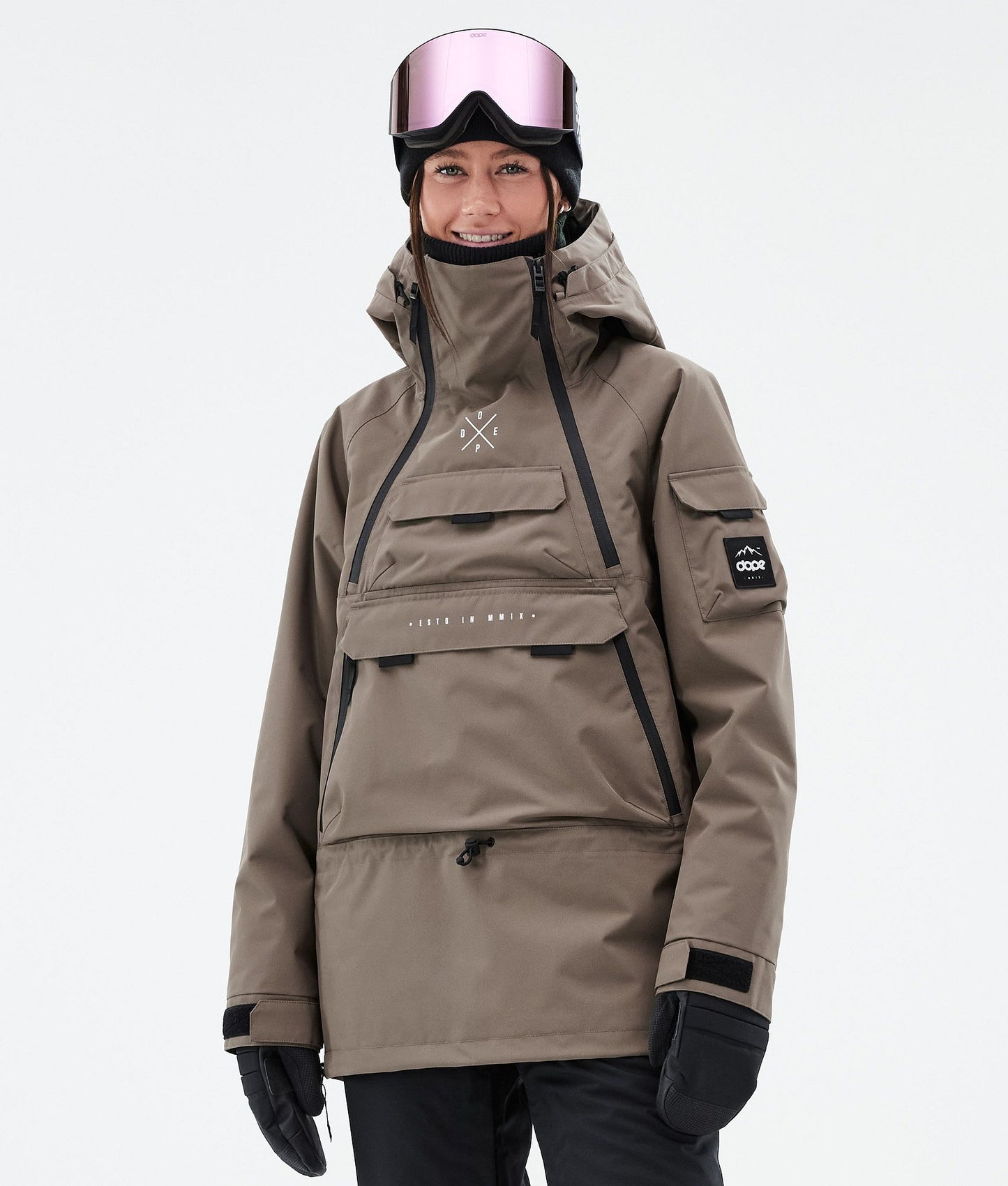 Snowboard Jacket Women Walnut