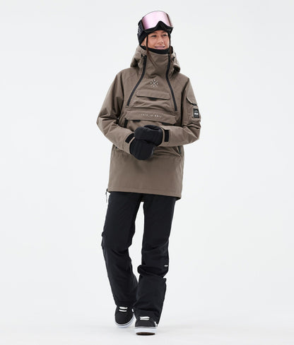 Snowboard Jacket Women Walnut