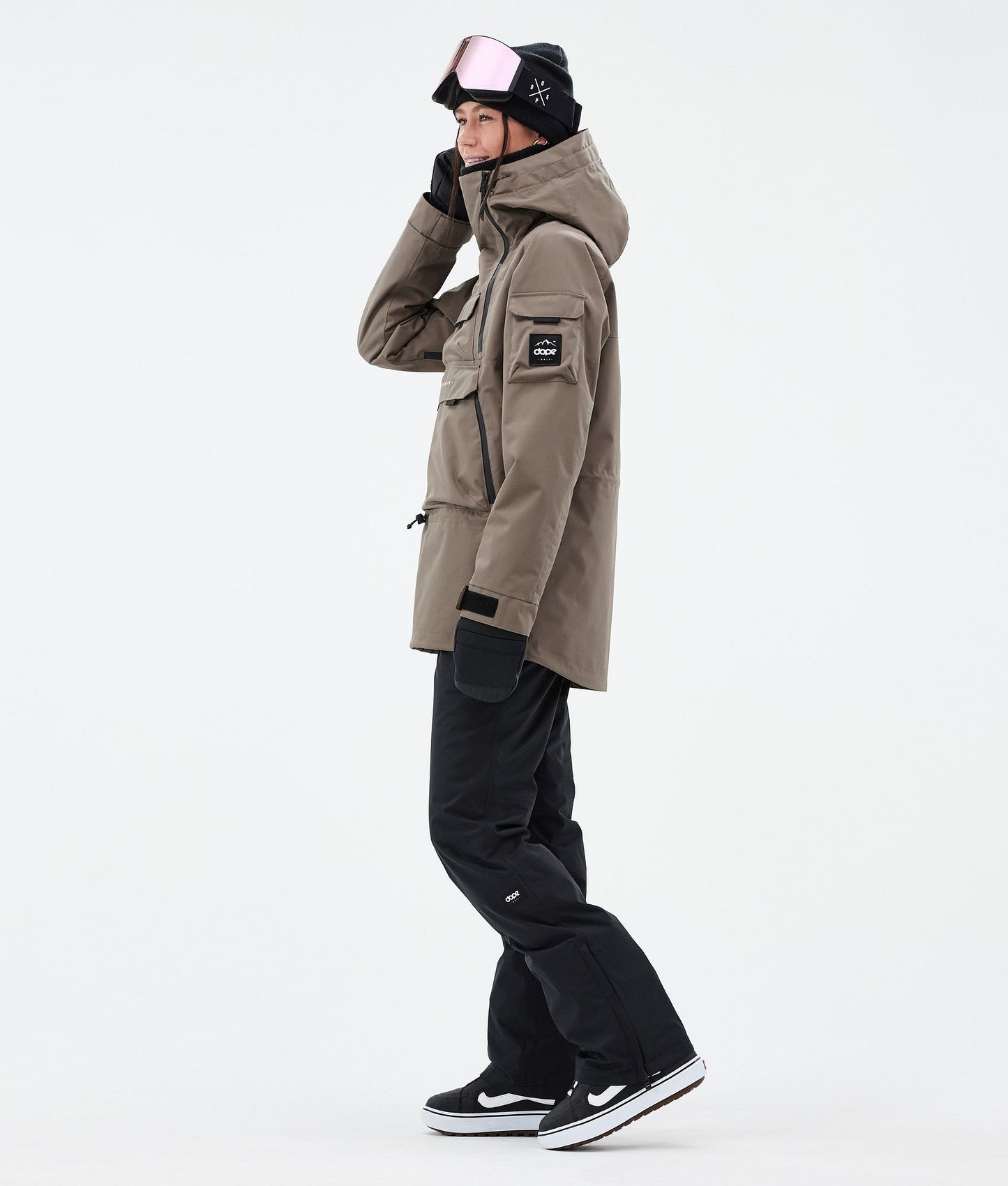 Snowboard Jacket Women Walnut