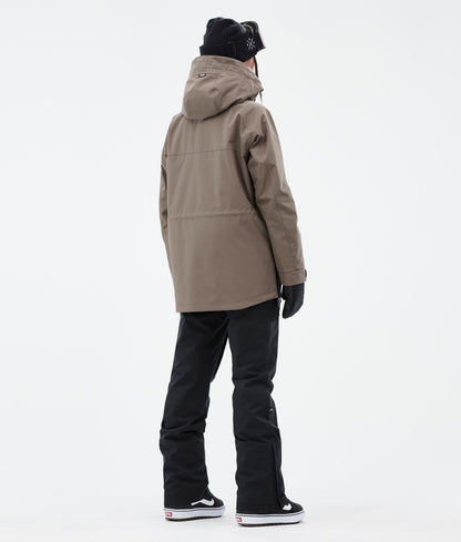Snowboard Jacket Women Walnut
