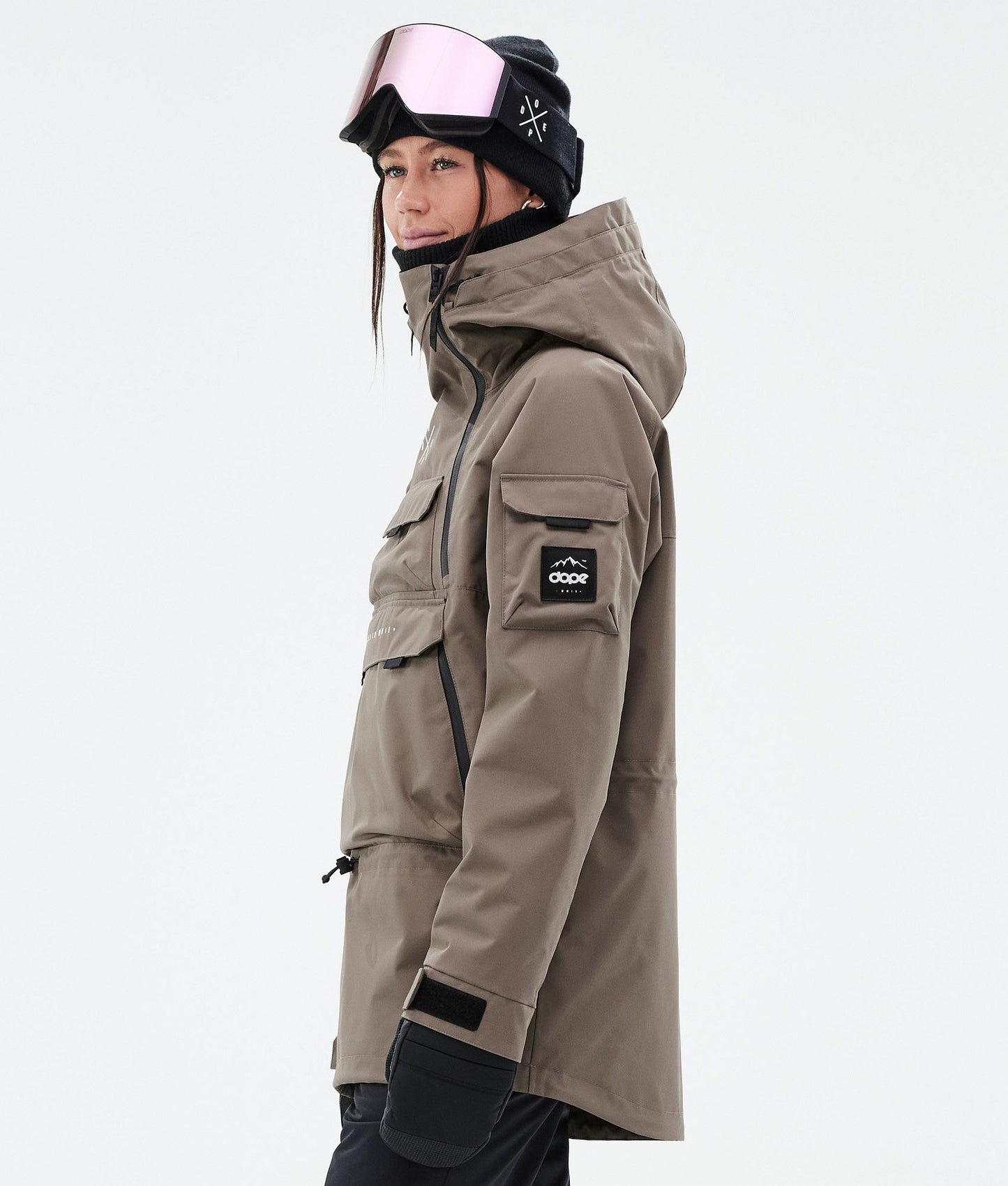 Snowboard Jacket Women Walnut