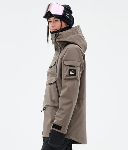 Snowboard Jacket Women Walnut