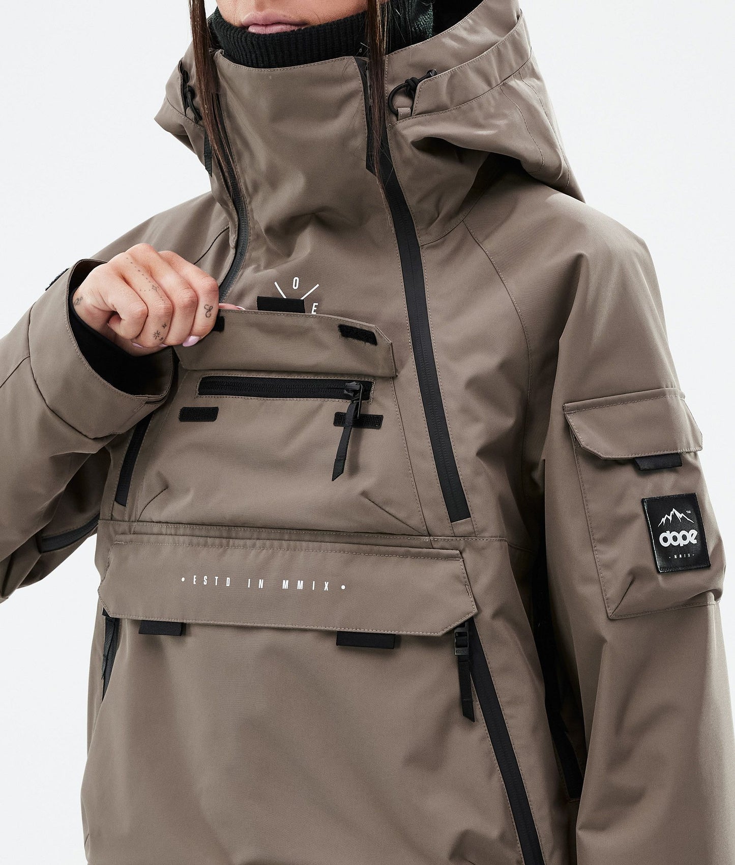 Snowboard Jacket Women Walnut