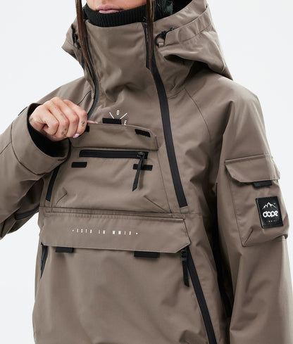 Snowboard Jacket Women Walnut
