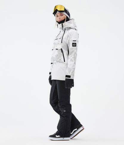 Snowboard Jacket Women Grey Camo