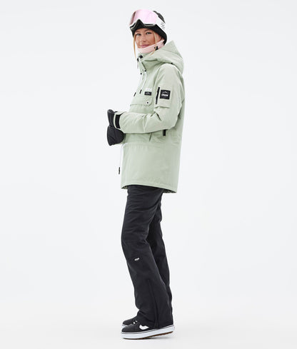 Snowboard Jacket Women Soft Green