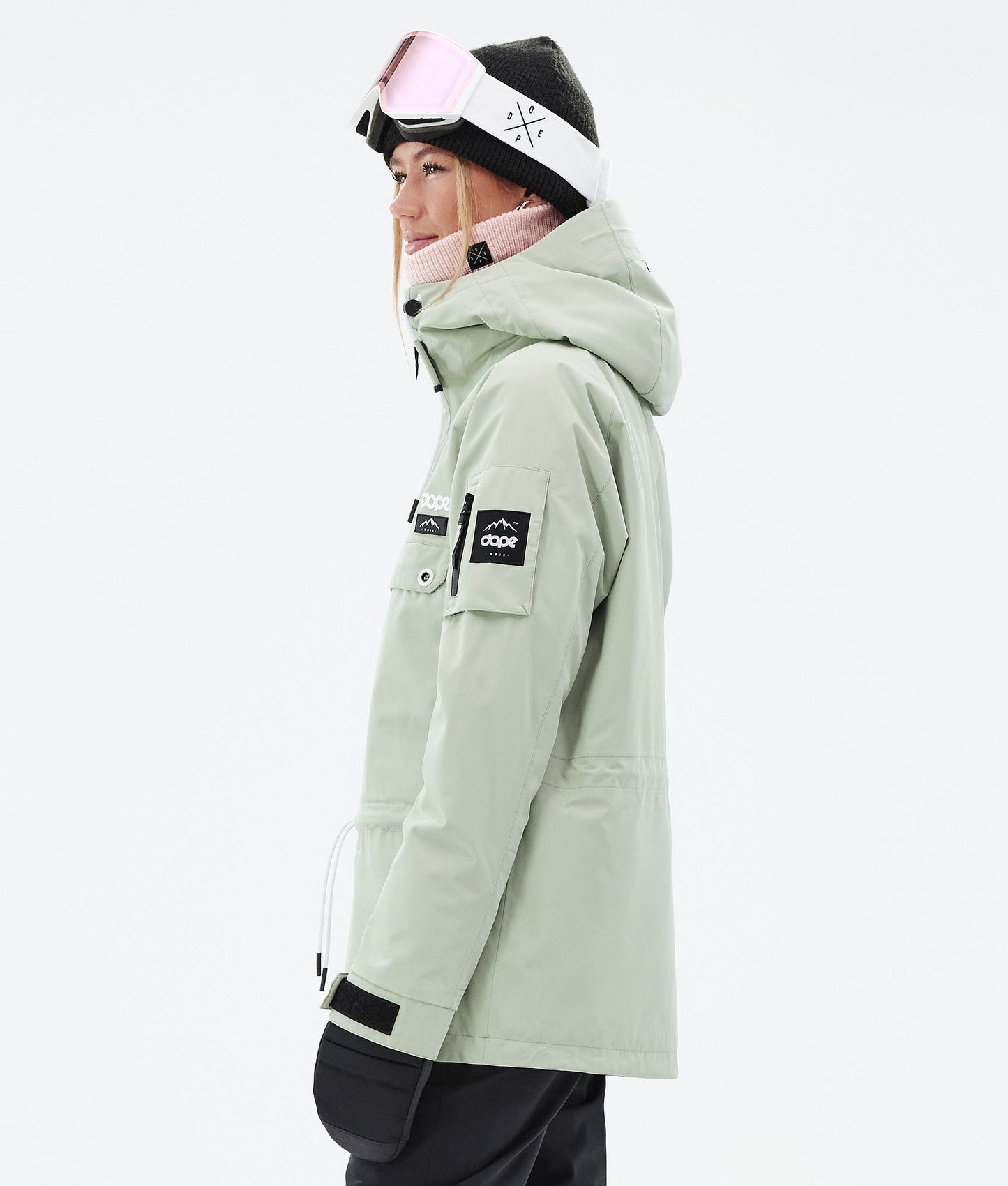 Snowboard Jacket Women Soft Green