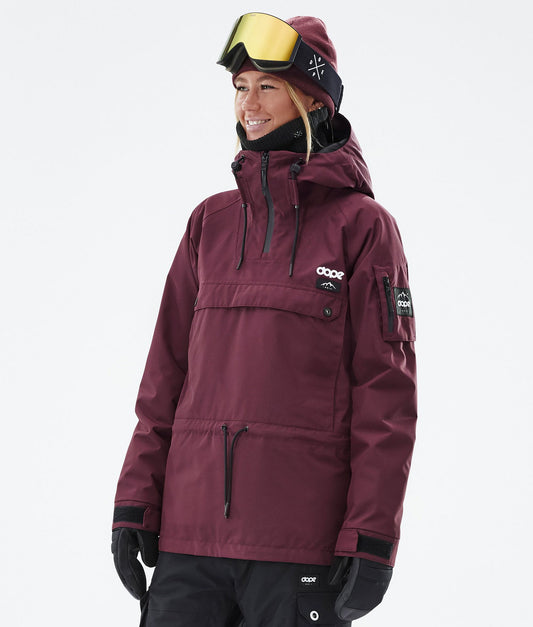 Snowboard Jacket Women Don Burgundy