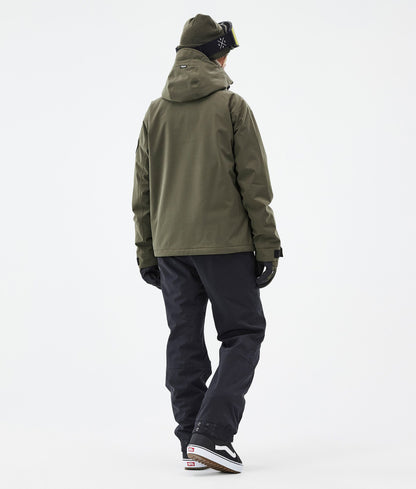 Snowboard Jacket Women Olive Green