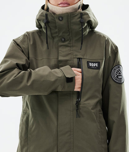 Snowboard Jacket Women Olive Green