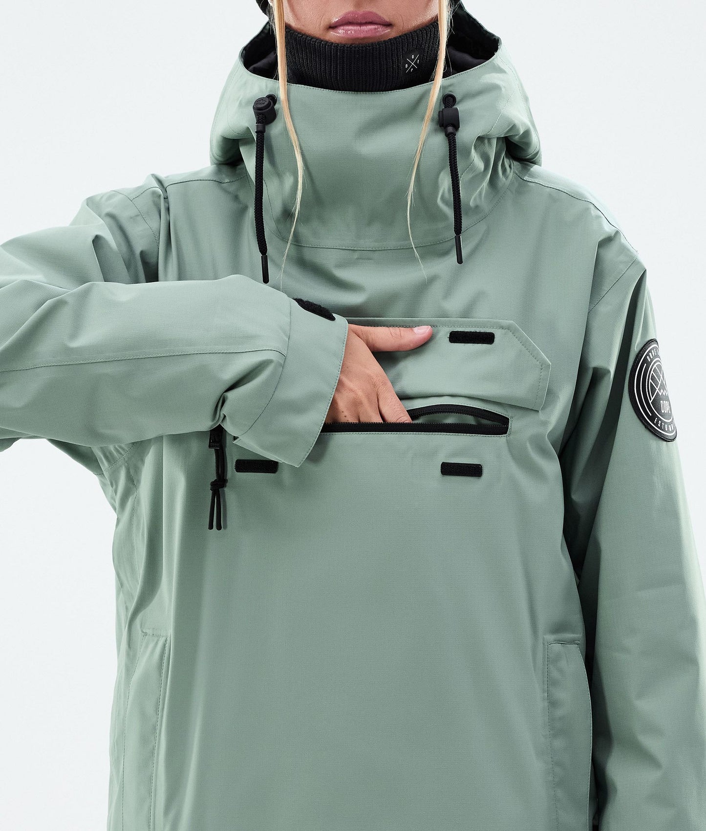 Snowboard Jacket Women Faded Green
