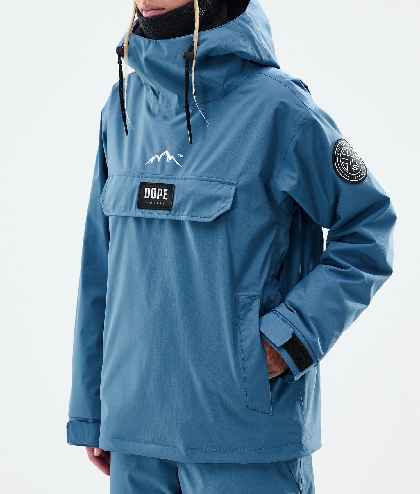Snowboard Jacket Women Blue Steel
