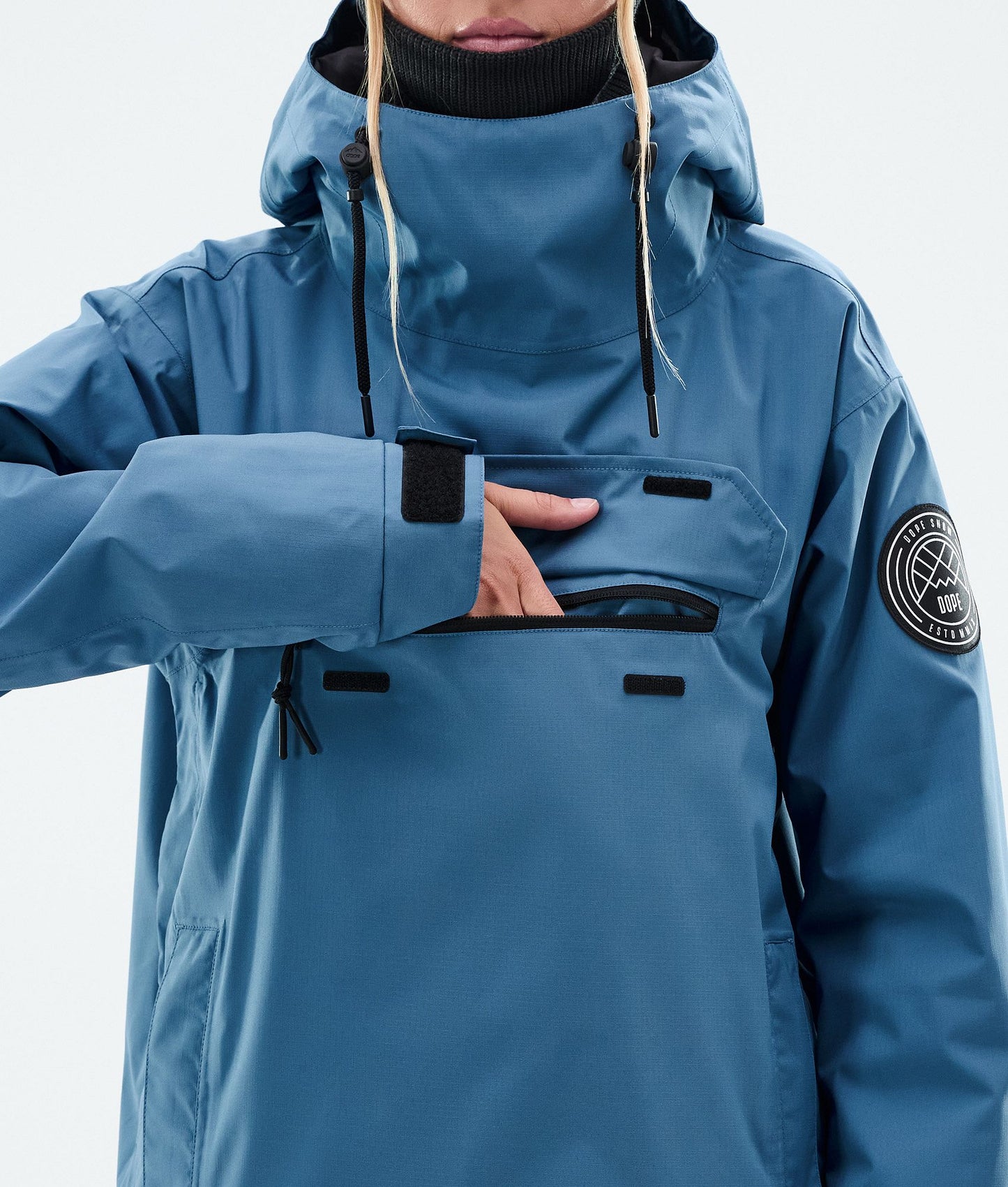 Snowboard Jacket Women Blue Steel