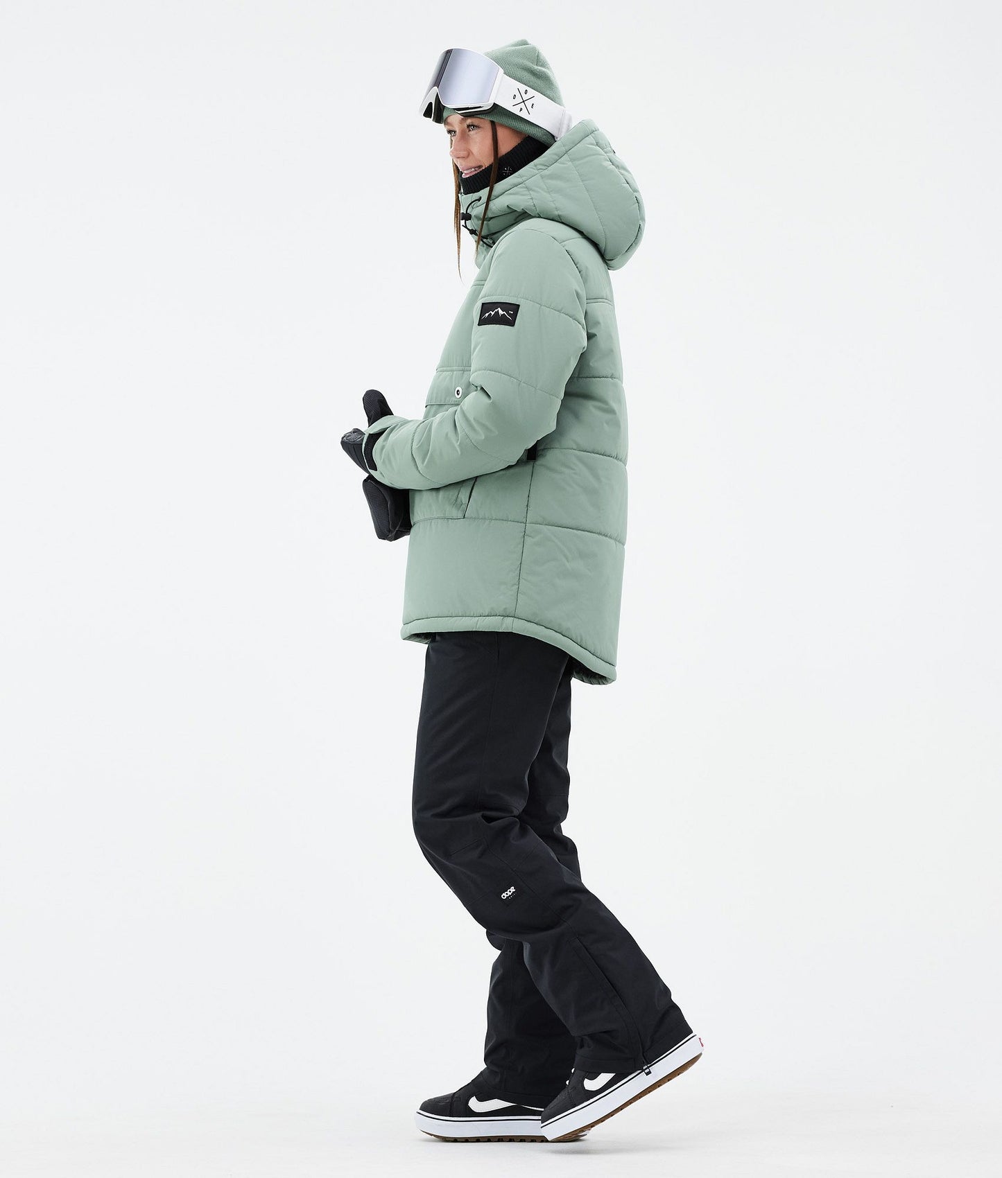 Snowboard Jacket Women Faded Green