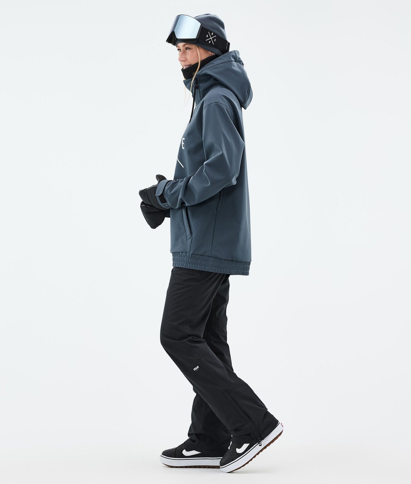 Snowboard Jacket Women 2X-Up Metal Blue