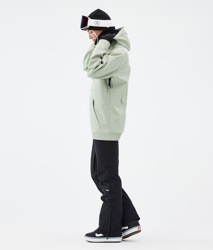 Snowboard Jacket Women 2X-Up Soft Green