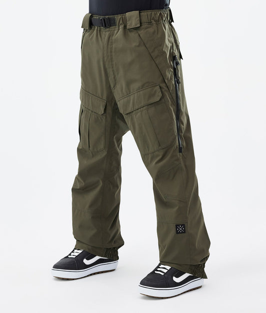 Snowboard Pants Men Olive Green