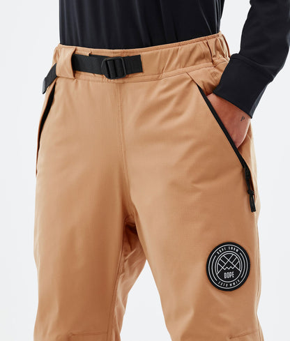 Snowboard Pants Women Khaki Yellow