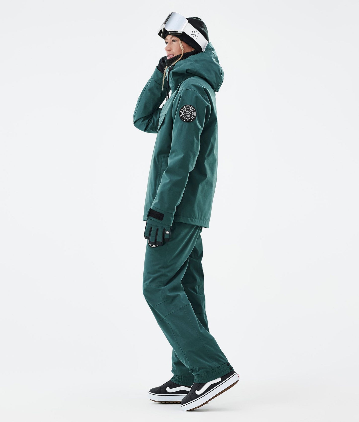 Snowboard Jacket Women Bottle Green