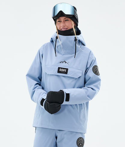 Snowboard Jacket Women Light Blue