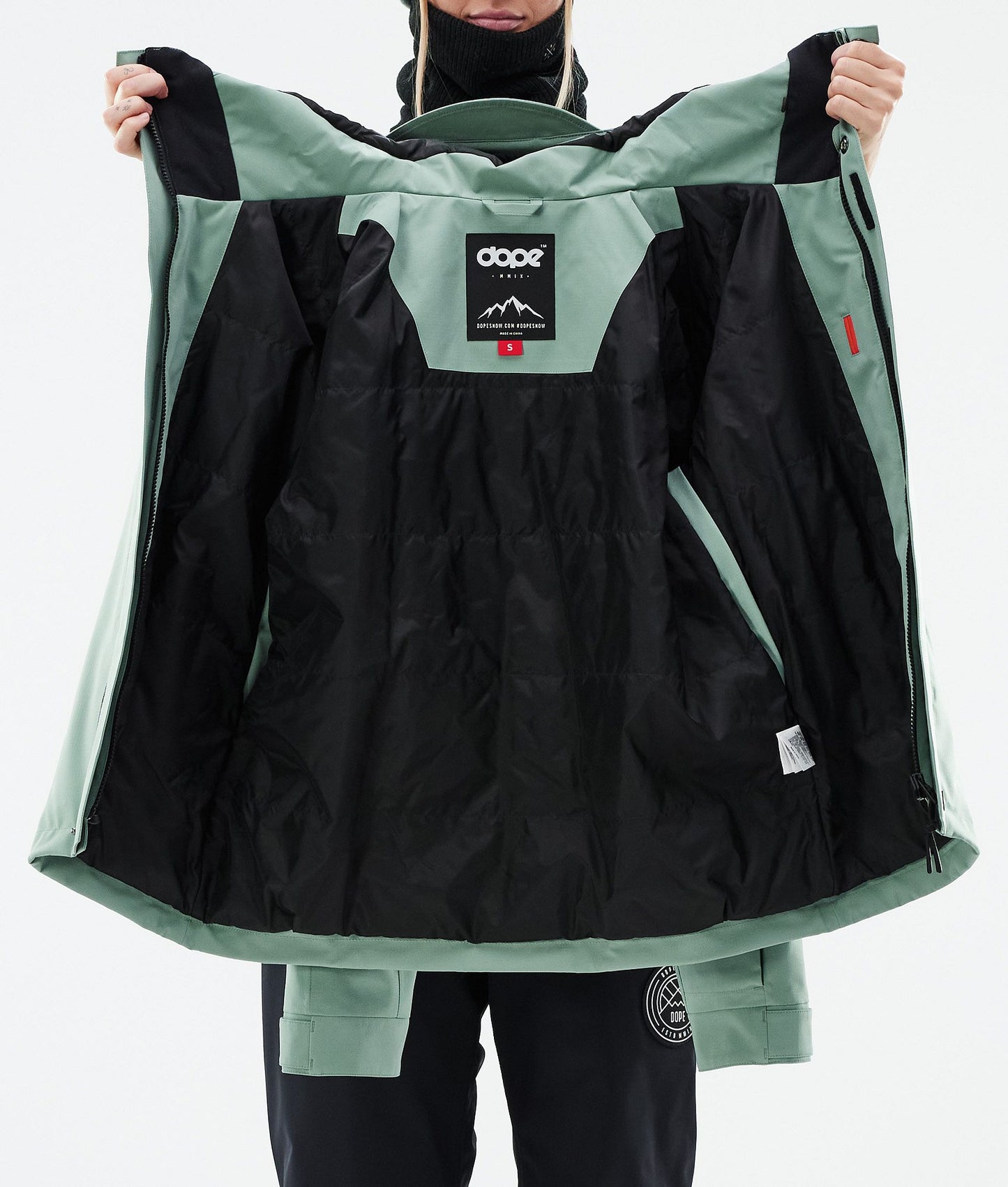 Snowboard Jacket Women Faded Green