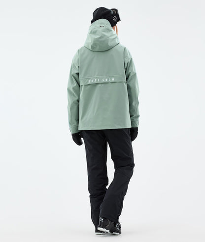 Snowboard Jacket Women Faded Green