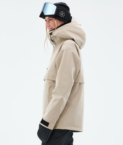 Snowboard Jacket Women Sand